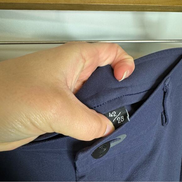 Public Rec Everyday Navy Blue Stretch Comfort Active Pants Size 42 - Picture 4 of 7